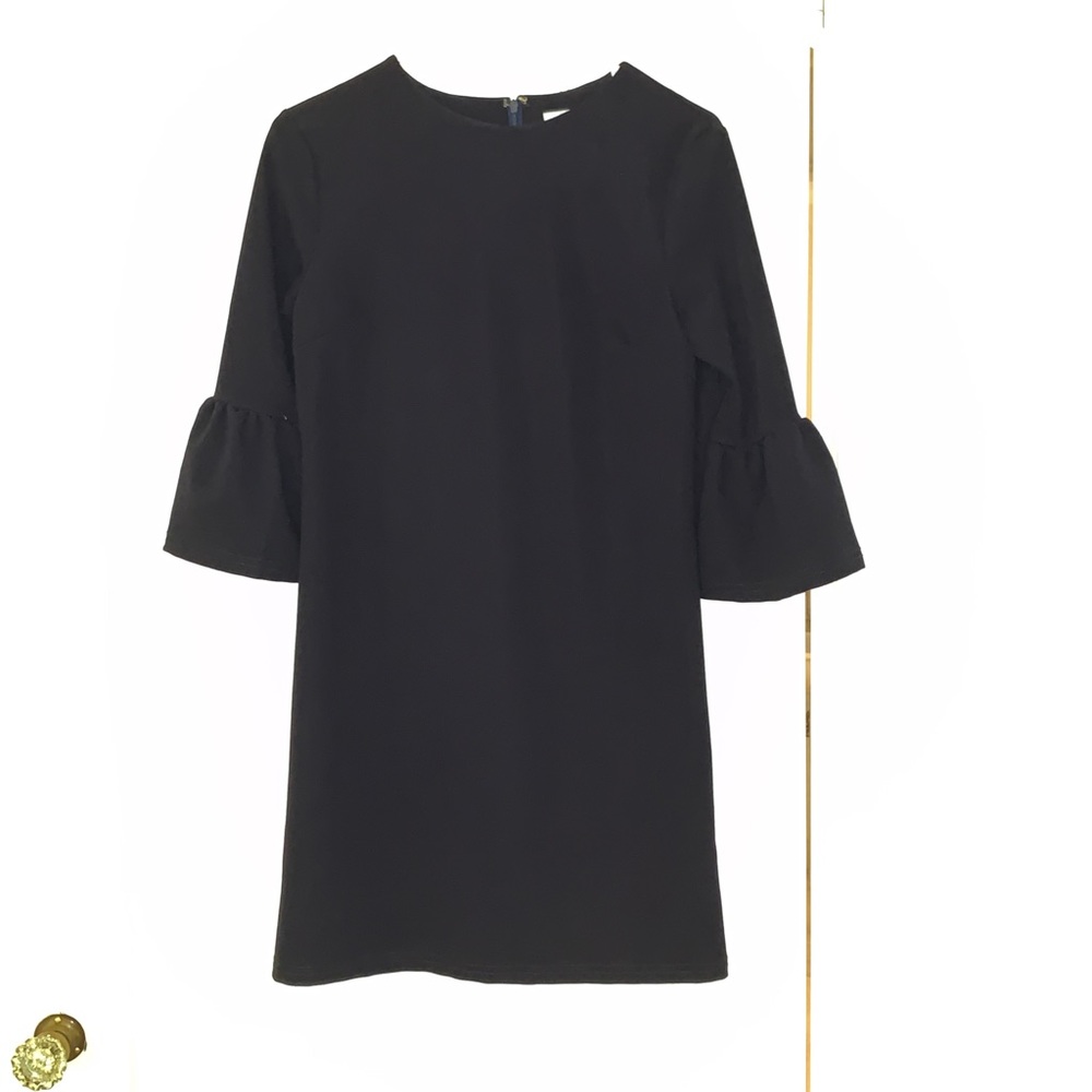 She and Sky bell sleeved navy dress size Small